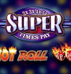 Super times pay hot roll logo