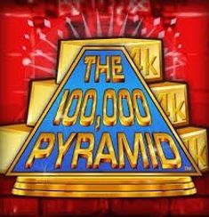 The 100000 pyramid logo